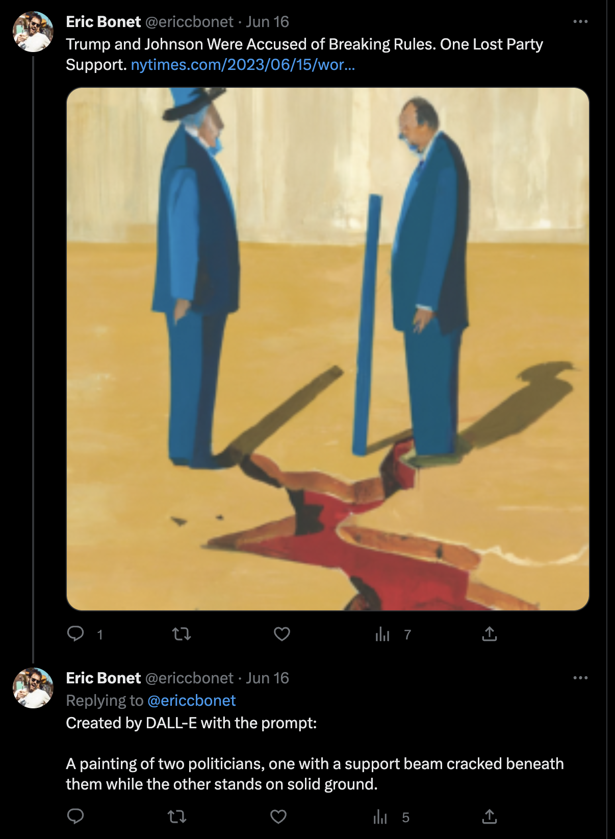 Example tweet